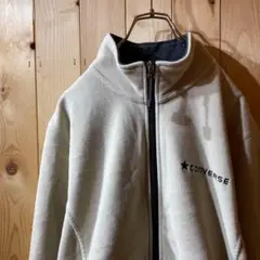 ss3587 コンバース フリース ジャケット ベージュ M