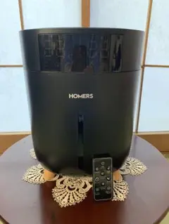 【美品】Fleekfit ハイブリッド式加湿器 9L 大容量 HOMERS HOMERS 加湿器 大容量 タワー型 9L ハイブリッド加湿器 4重除菌