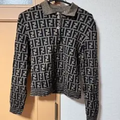 フェンディ fendi 総柄 ズッカ FF ニット ウール