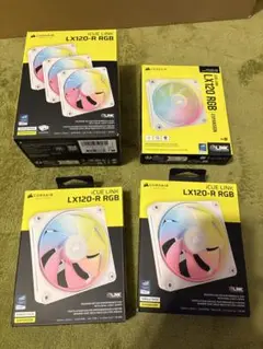 CORSAIR ICUELINK LX120 RGB LX120-R ファン6基