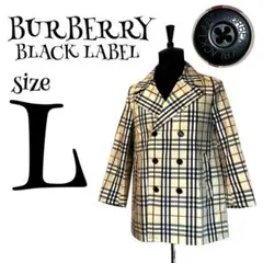 【入手困難】【L】BURBERRY BLACK LABEL ノバチェック コート