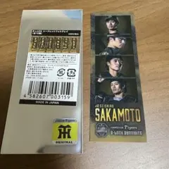 阪神タイガース B-LUCK シークレットフォトグレイ　坂本誠志郎選手