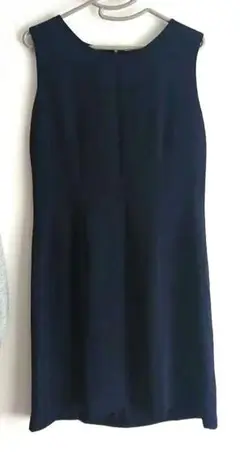 ノースリーブ チュニック(ミニワンピ)ジッパー付き