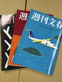 週刊文春 3冊セット２０２５年７月24日、17日、１０日号