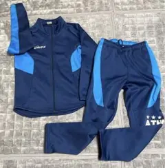 アスレタ 裏起毛ジャージ上下セット 160