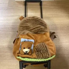 クマのぬいぐるみ付きリュック キャリーケース