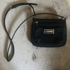 Calvin Klein ブラック ショルダーバッグ