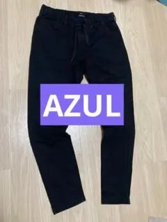 メンズ　AZUL パンツ　黒　ブラック　ジョガー