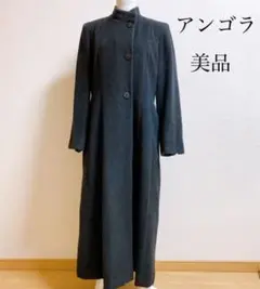 美品 インプレヴィスト ロングコート アンゴラ混 大きいサイズ XL