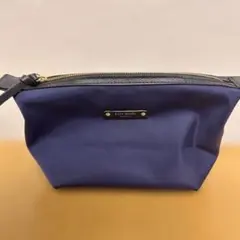 ケイトスペード　ナイロン製ポーチ　ネイビー