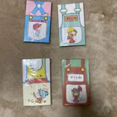 新品未使用　昭和当時もの　水森亜土　ポチ袋4点セット