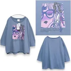 【ScoLar】スカラー ヘアアレンジ中の女の子 8分袖 Tシャツ タグ付未使用