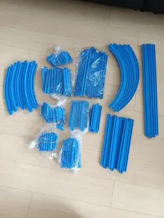 プラレール レールパーツセット 青