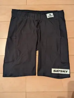 SAYSAY 3ポケットランニングタイツ ハーフタイツ XS