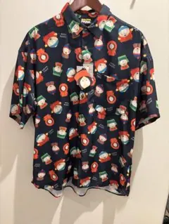 サウスパーク SOUTH PARK 総柄 半袖シャツ