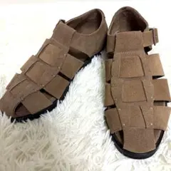 【美品】SHIPS シップス グルカ サンダル スエード 41
