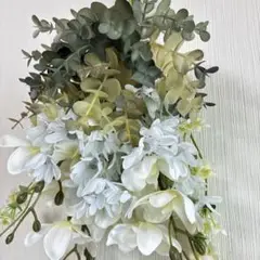 ホワイトグリーンスワッグ
