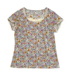 エスピエ　花柄カットソー　半袖　36 / M