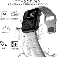 ★コンパチブル Apple watch バンド レディース　ホワイト