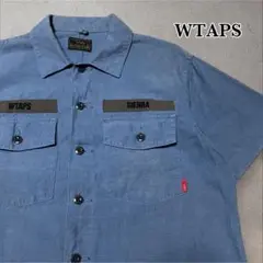 WTAPS BUDS S/S SHIRT シャンブレー ブルー