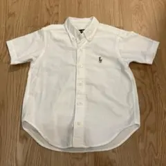 お盆期間発送不可　Ralph Lauren 半袖シャツ 100 ホワイト
