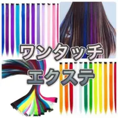 ワンタッチエクステ 1点 エクステ ウィッグ コスプレ つけ毛
