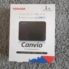 TOSHIBA Canvio 1TB ポータブルハードディスク