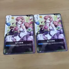 溢れる慈愛　2枚セット　ガンダムカードゲームnewtype rising