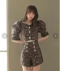 【swankiss】DR vintage J/QTOPS ジャガードセットアップ