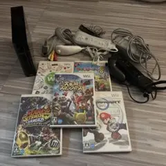 wii 本体セット　ソフト5つ付き
