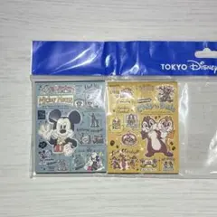 メモ帳　ミッキー　チップとデール　ディズニーリゾート