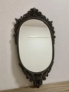 ヴィンテージ アイアンミラー 壁掛け鏡