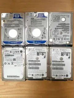 y030 6個セット 中古HDD 2.5 SATA