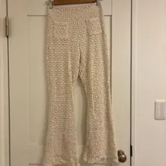 Treat ürself レースフラワーパンツ　トリートユアセルフ