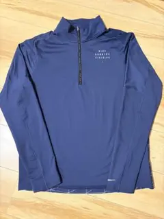 Nike Running Division ハーフジップネイビー L