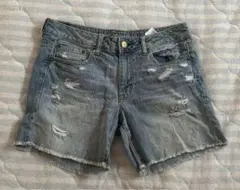 デニムブルー ショートパンツ 【サイズは写真3枚目で確認お願いします】