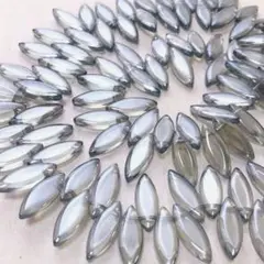 dp165/SALE！ガラスビーズ◇マーキス形1連