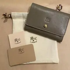 折り財布 ミニ財布 二つ折り財布 コインケース 小銭入れ トルトラ グレー