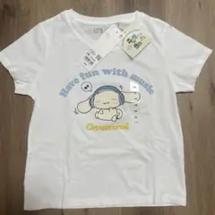値下げ！【新品】UNIQLO kids サンリオ　シナモロール　白T130