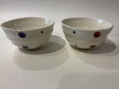 新品未使用品　波佐見焼　飯碗　瑞幸窯　夫婦茶碗