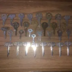 アメリカ ヴィンテージ ビンテージ キー key 鍵30本セット