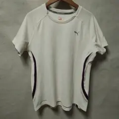 PUMA running レディース 半袖ポリエステルTシャツＬ