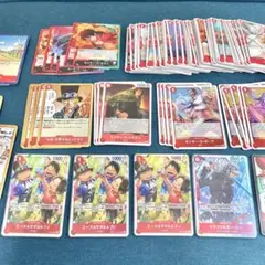 赤 SR以下合計148枚まとめ売りノーマル含むワンピースカード 受け継がれる意志
