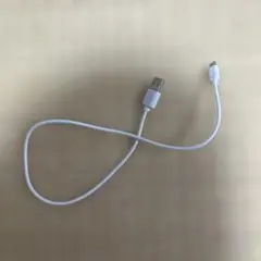 ホワイト USB-TypeB充電ケーブル