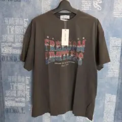 ★新品★ヴィンテージ加工グラフィックデザイン オーバーサイズ半袖Tシャツ