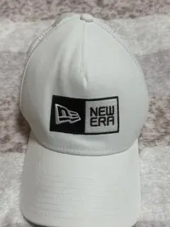 NEW ERA ホワイト キャップメッシュ　フリーサイズ