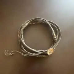 チャンルー　レザーラップブレスレット