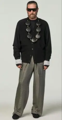 ZARA × STEFANO PILATI シルク　イージートラウザース
