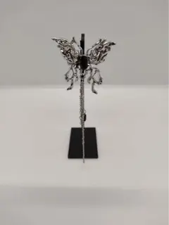 シルバー蝶デザインブローチ