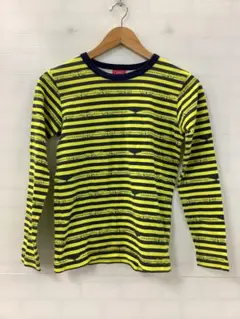 8.16◎A889P◎オジコ◎キッズ服◎長袖カットソー◎ボーダー◎新幹線